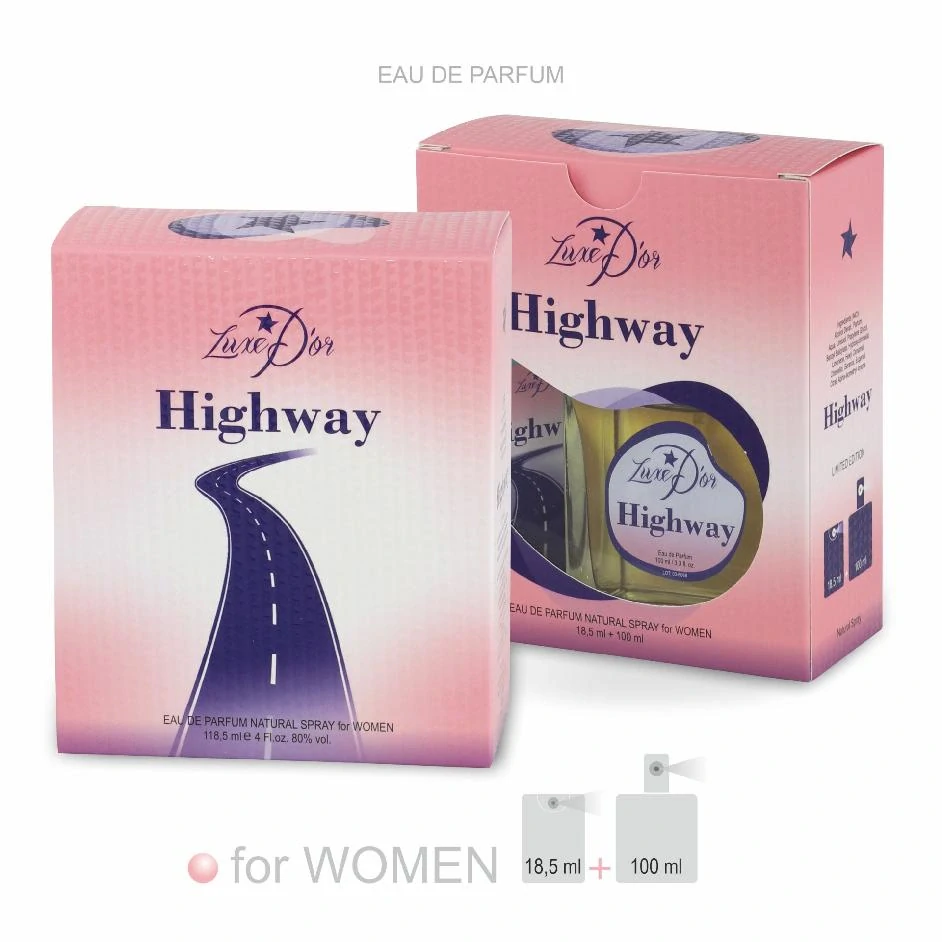 LUXED'OR 100ml+18,5ml Dámský parfém HIGHWAY