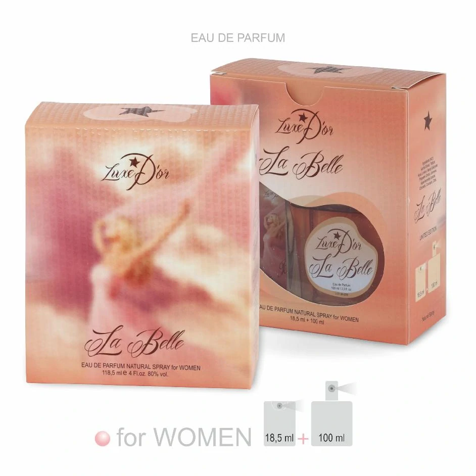 LUXED'OR 100ml+18,5ml Dámský parfém LA BELLE