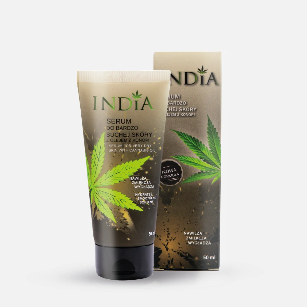 INDIA Konopné sérum pro suchou pokožku 50ml