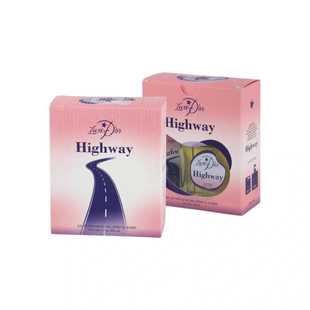 LUXED'OR 100ml+18,5ml Dámský parfém HIGHWAY