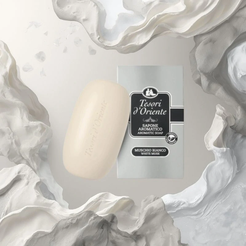 TESORI d'Oriente toaletní mýdlo 125gr - MUSCHIO BIANCO
