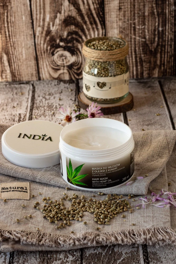 INDIA KONOPNÁ VLASOVÁ MASKA 200ml