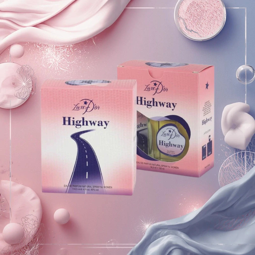 LUXED'OR 100ml+18,5ml Dámský parfém HIGHWAY