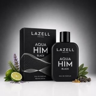 LAZELL Pánský parfém 100ml AQUA HIM BLACK 