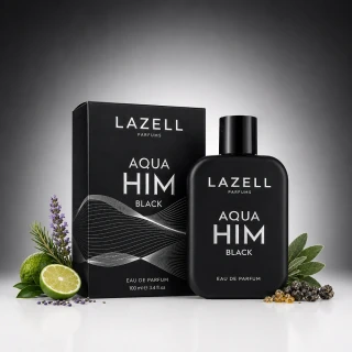LAZELL Pánský parfém 100ml AQUA HIM BLACK 