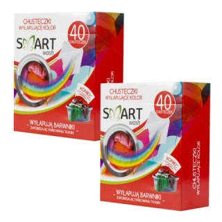 2ks SMART lístky na barevné prádlo 40ks