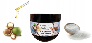 EDITT SOLNÝ TĚLOVÝ PEELING z mrtvého moře, olej macadama 400gr
